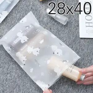 여행용파우치 반투명 속옷 화장품 지퍼팩 28X40 여행지퍼백 캐리어정리 여행가방