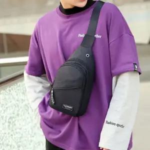유행 남성 바디백 인기 유행 보조 슬링백 검정 가방 슬링백가방 학생크로스백