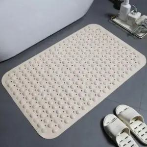 [SBD] 미끄럼방지 타일흡착 욕실매트 57x88cm밀키베이지