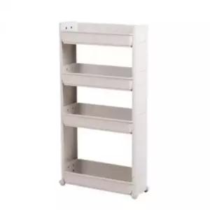 [SBD] 틈새 4단 선반 트롤리 세탁실 수납 13cm 진열대