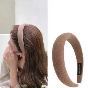 무지 심플 볼륨 헤어 머리 띠