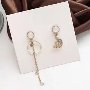 드롭 이어링 데일리 심플 언발란스 귀걸이 실버925