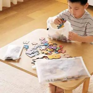 망사 A4 파우치 대형 사이즈