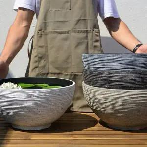 대형수반 플라스틱 물고기 정원 옹기 마당 카키 연꽃 원형