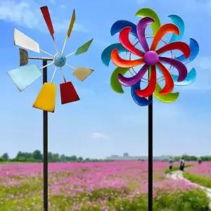 대형 바람개비 정원 야외 꾸미기 화단 무지개 정원꾸미기