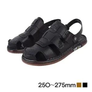가볍고 편안한 남성가죽샌들 캐주얼 착화감 우수 샌들 남자샌들 발편한샌들 남성샌들