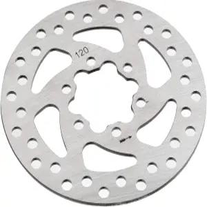 120 브레이크 디스크 스테인리스 스틸 전기 스쿠터 스케이트보드 로터 패드 교체 부품 34 내경