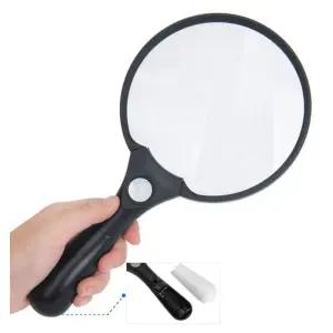 대형 LED 조명 돋보기 시원하고 선명한 시야 대형확대경 조명확대경