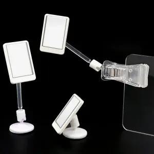 집게 미니거울 휴대용 소지품거울