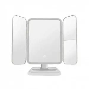 [셀러에이드]접이식 탁상 조명 LED 화장대 거울 입체 보정 회전 조