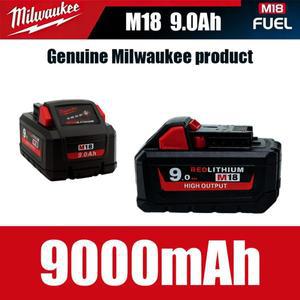 밀워키 M18B8 9.0AH 8.0Ah 8000mAh 전동 공구와 호환되는 고속 충전 18V 배터리