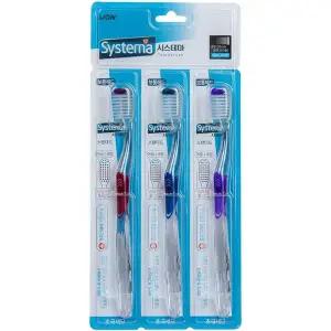 [하프클럽/알티피아]LION 시스테마 스탠다드 초극세모 일반모 칫솔 3개입