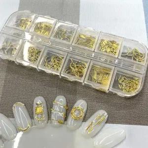 [골드스마일]레진아트 네일아트 꾸미기 파츠 세트 골드로드