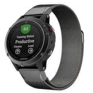 26 22 20mm Garmin Fenix 7 7S 7X 6 6X Pro 5 5X 5S Plus 손목 밴드 스테인레스 스틸 시계 Correa 용 퀵