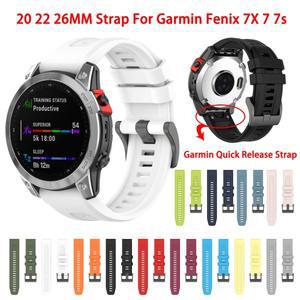 20 22 Garmin Fenix 7x7 7s 6x6 Pro 6s 5x5 5s plus 3 3HR 스마트 시계 스트랩 퀵 릴리스 팔찌 용 26mm