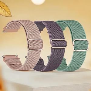 Garmin Forerunner965/955/945/935 용 3Pack 18/20/22mm 나일론 스트랩 samsung 호환/Huawei/Amazfit Watch