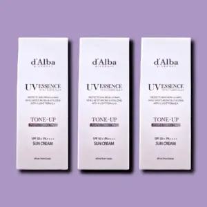 달바 선크림 톤업 유무기자차 워터풀 퍼플 썬크림 50ml 3개
