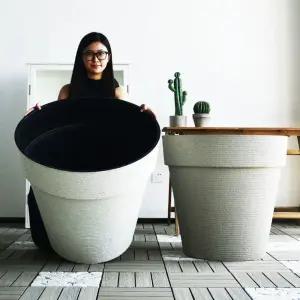 특대형화분 초대형 플라스틱 플랜트 텃밭 거실 베란다 조경