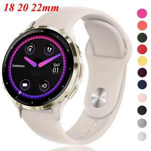 가민 호환 베누 4 41mm 3S 2S/비보액티브 4S/포러너 255S 265S용 실리콘 시계줄 스트랩/밴드