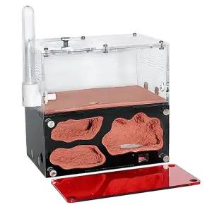 도마뱀집 파충류 아크릴 개미 농장 온도 제어 콘크리트 둥지 곤충 집 식민지 술꾼 키트