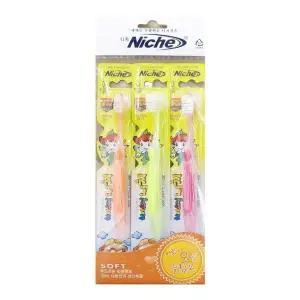 [하프클럽/알티피아]치아요정 니치 칫솔 3개입 어린이용 슬림모