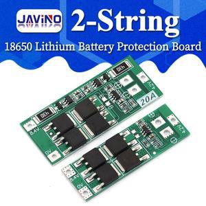 18650 리튬 배터리 보호 보드 BMS DIY용 표준 및 밸런스 2S 20A 7.4V 8.4V