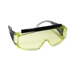 산업안전용품 OTOS 일안렌즈 옐로우색상 투명 보안경 B622YF