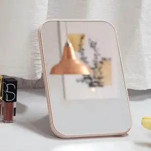 [골드스마일]테이블거울 화장대 사무실 미용 작은 거울 20x14