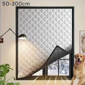 암막커튼 블라인드 방풍 암막 커튼 겨울 침실 단열 필름 방한 밀폐 창문 스크린 바람 햇빛 차단 차광 보온