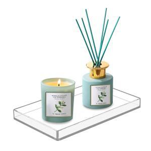 카운터용 빅피티 정리함 트레이 비누 스펀지 투명 식물용 견고한 투명 중간 욕실 수제