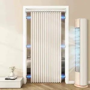 암막커튼 블라인드 자석식 주름 접이식 아코디언 도어 옷장 커튼 침실거실용 룸