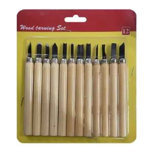 미술용 판화 목공 조소용 조각도 12종세트 조각칼