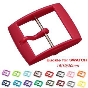 스와치 스트랩 용 플라스틱 시계 걸쇠 1개 16mm 20mm  밴드 핀 버클 여성 웬 버튼 액세서리
