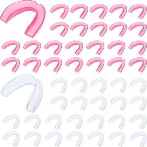 캐스플라이 50개 축구 마우스 가드 벌크 스포츠 피스 보호 실리콘 운동 보조기 액세서리 치아 갑옷 성인