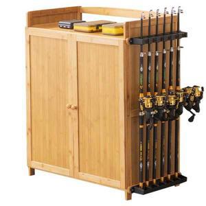 수납함 거치대 낚시 보관 선반 진열대 스탠드 낚시대 알루미늄