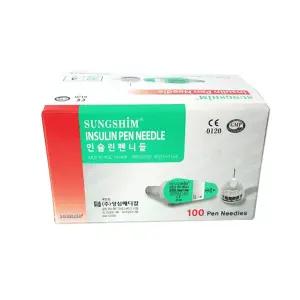 성심 인슐린 펜니들 32G 4mm 100개 주사기 침 바늘 D