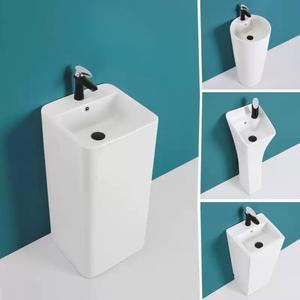 교체 긴다리 대형 세라믹 일체형 욕실 프렌치 심플 기둥 간이 야외