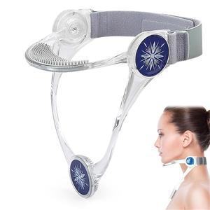 목 보호대 360 조절 가능한 및 교정용 u200C) 지지대 투명 지지용 보호대(u200CT 부드러운 전방 경추 칼라 머리 있는 지지대가