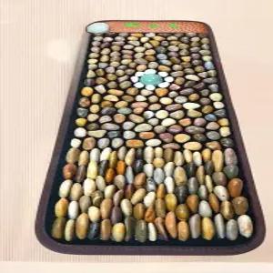 돌지압판 마사지 스톤 맨발걷기 자연 거실 압력 발용 경락 찜질돌 안마 지압판 발지압판