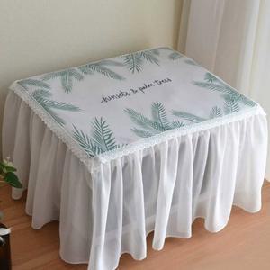 레이스 전자레인지 먼지 북유럽 방진 타월 레이스커버 플라워 소나무잎 솔잎 퀼팅 코튼