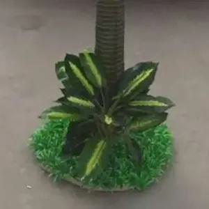 야자수 나무 강판 열매 가짜 울타리 베이스 인테리어 소품