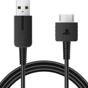 펀투보 업그레이드 PS 비타 충전 케이블 플레이스테이션 PSV 1000 USB 데이터 및 전원 충전기 코드 3.3피트