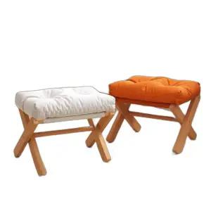 낮은 원목 발받침대 가능한 접이식 휴대용 다리편한 다리받침대 사무실 책