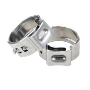 호스 클램프 모음 키트 고정 파이프 클립 304 스테인레스 스틸 싱글 이어 무단 후프 튜브 워터 5 3 31mm 10