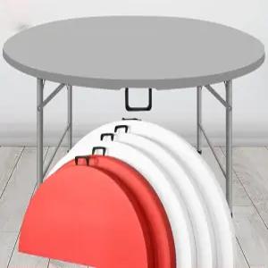 행사용 접이식 원형 책상 피크닉 대형 테라스 두꺼운