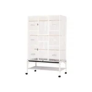 바퀴 A421 블랙 스탠다드 대형 새장 케이지 앵무새 달린