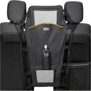 반려견용 쿠르고 뒷좌석 배리어 - 산만한 운전 방지 가시성을 위한 메시 탑 고정 또는 탈착식 헤드레스트가