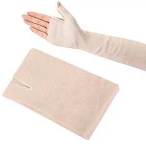ILSSLI 튜브형 스타키넷 부목 탄성 팔 깁스용 4PCS 핸드 양말 커버 거즈 슬리브 손목 엄지 스피카 부드러운