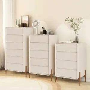 화이트 5단원목서랍장 미니멀 엔틱 인테리어 원목 나무