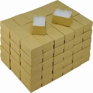 JPB 크래프트 코튼 충전 주얼리 박스 32 (100 케이스) 3.125 인치 x 2.125